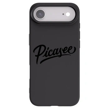 Picasee Apple iPhone Air Hülle - Schwarzes Silikon - Picasee - old logo - black