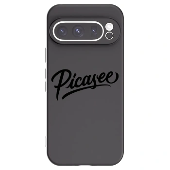 Picasee Google Pixel 9 Pro XL Hülle - Schwarzes Silikon - Picasee - old logo - black
