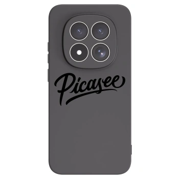 Picasee Xiaomi Redmi Note 15 Pro 4G Hülle - Schwarzes Silikon - Picasee - old logo - black