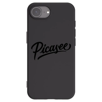 Picasee Apple iPhone 17e Hülle - Schwarzes Silikon - Picasee - old logo - black
