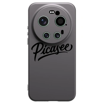 Picasee Xiaomi 17 Ultra Hülle - Schwarzes Silikon - Picasee - old logo - black