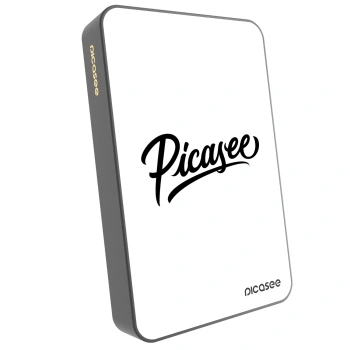 Picasee Powerbank mit MagSafe 10 000 mAh Grau - Picasee - old logo - black