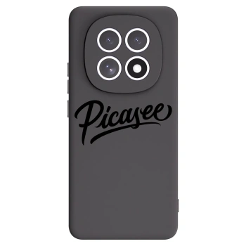 Picasee Xiaomi Redmi Note 15 5G Hülle - Schwarzes Silikon - Picasee - old logo - black