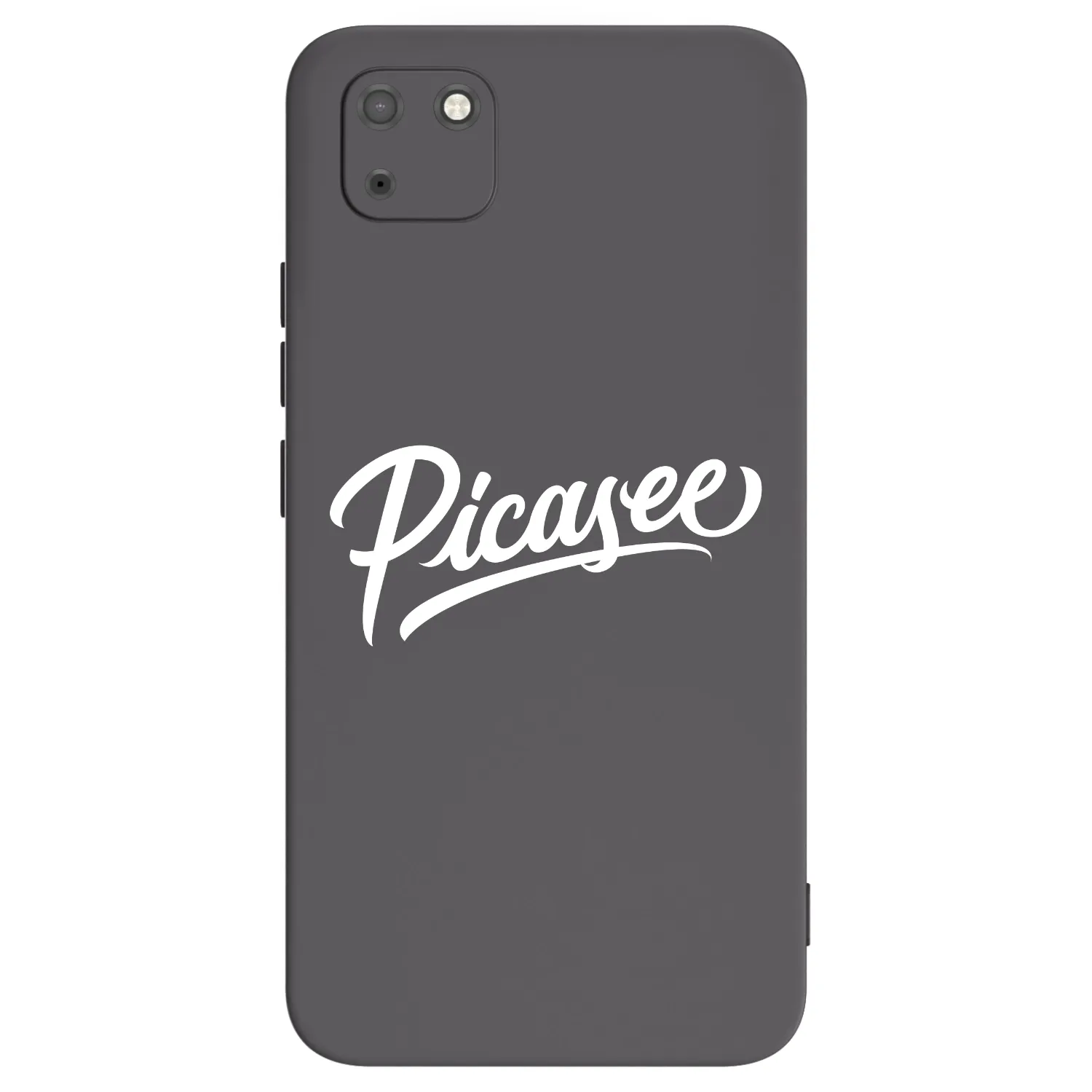 Picasee Huawei Y5P Hülle - Schwarzes Silikon - Picasee - old logo - white