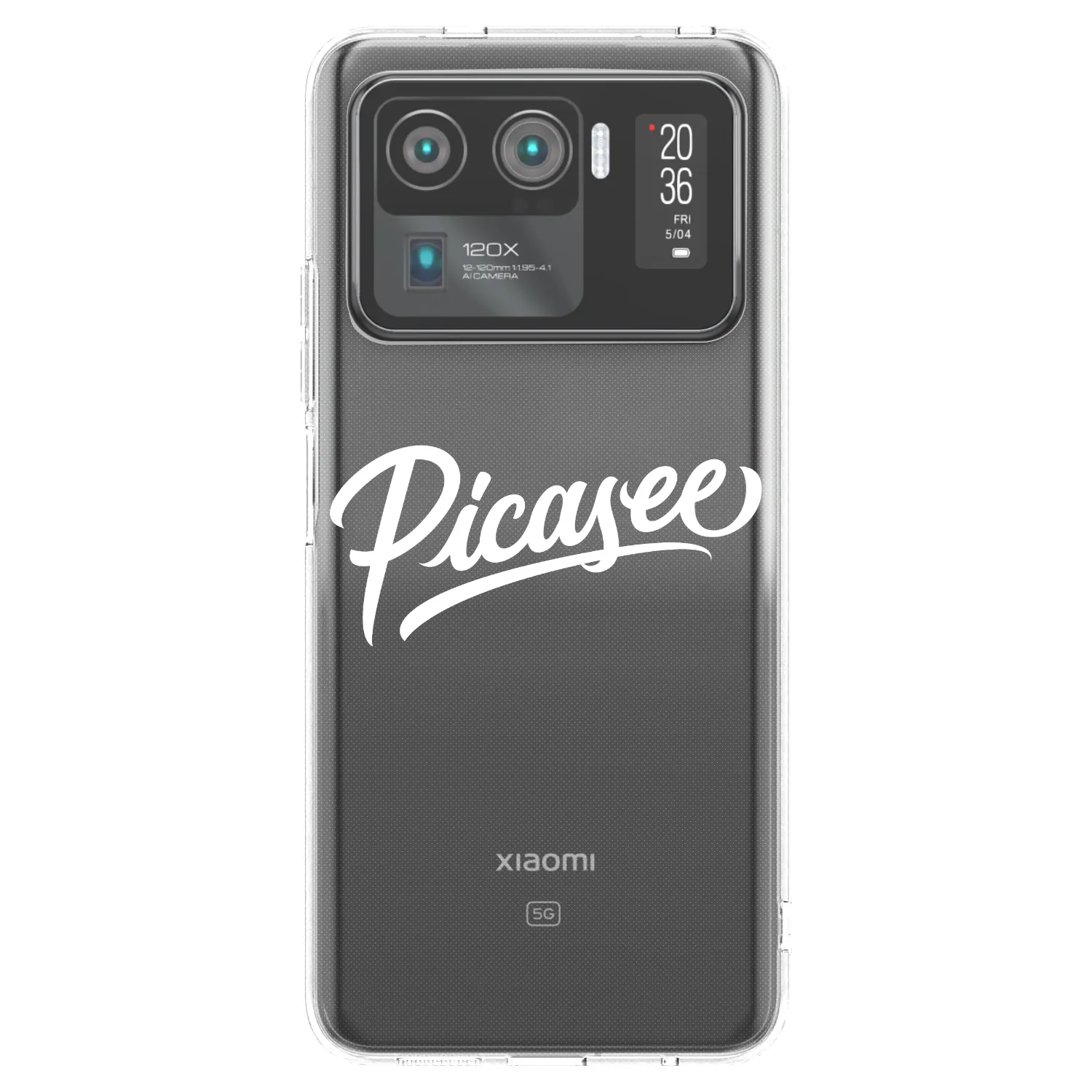 Picasee Xiaomi Mi 11 Ultra Hülle - Transparentes Silikon - Picasee - old logo - white