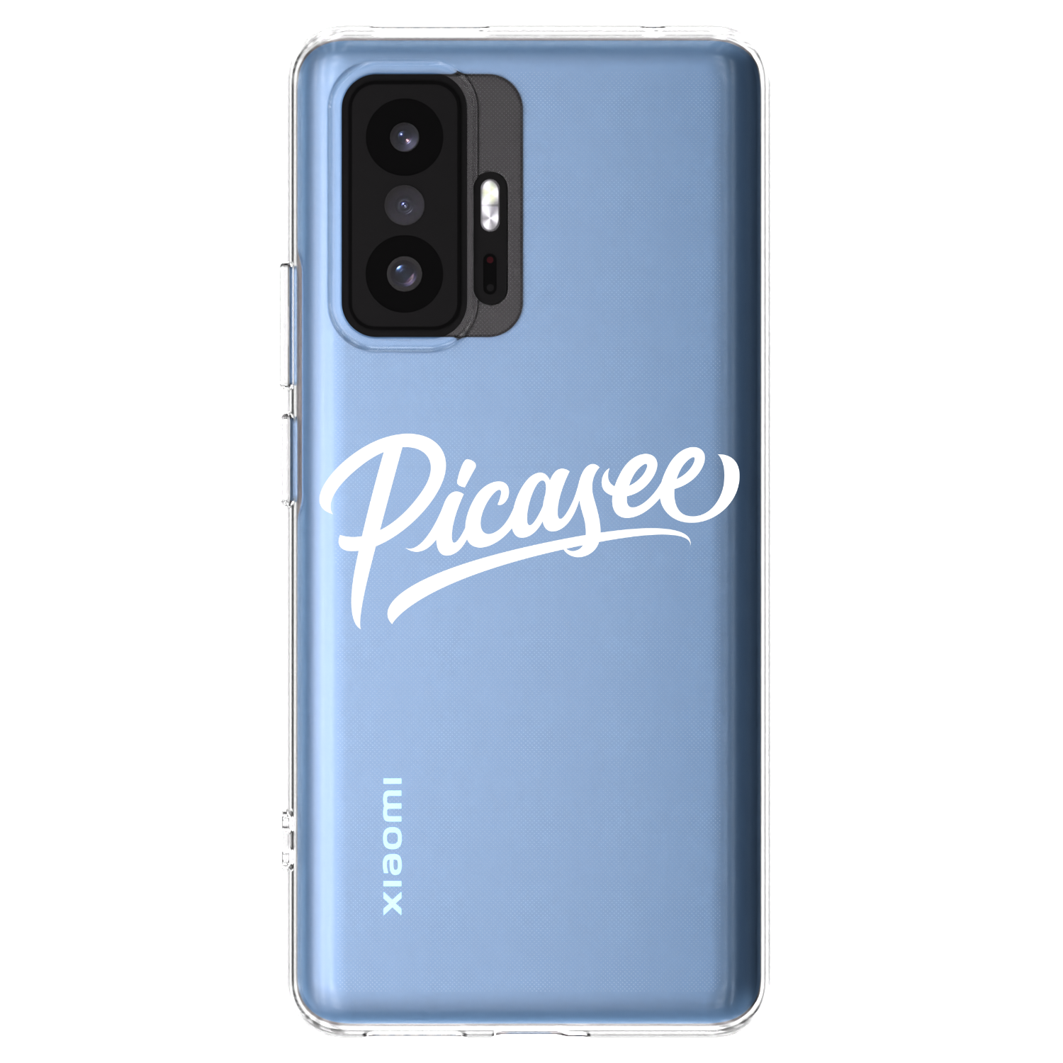 Picasee Xiaomi 11T Pro Hülle - Transparentes Silikon - Picasee - old logo - white