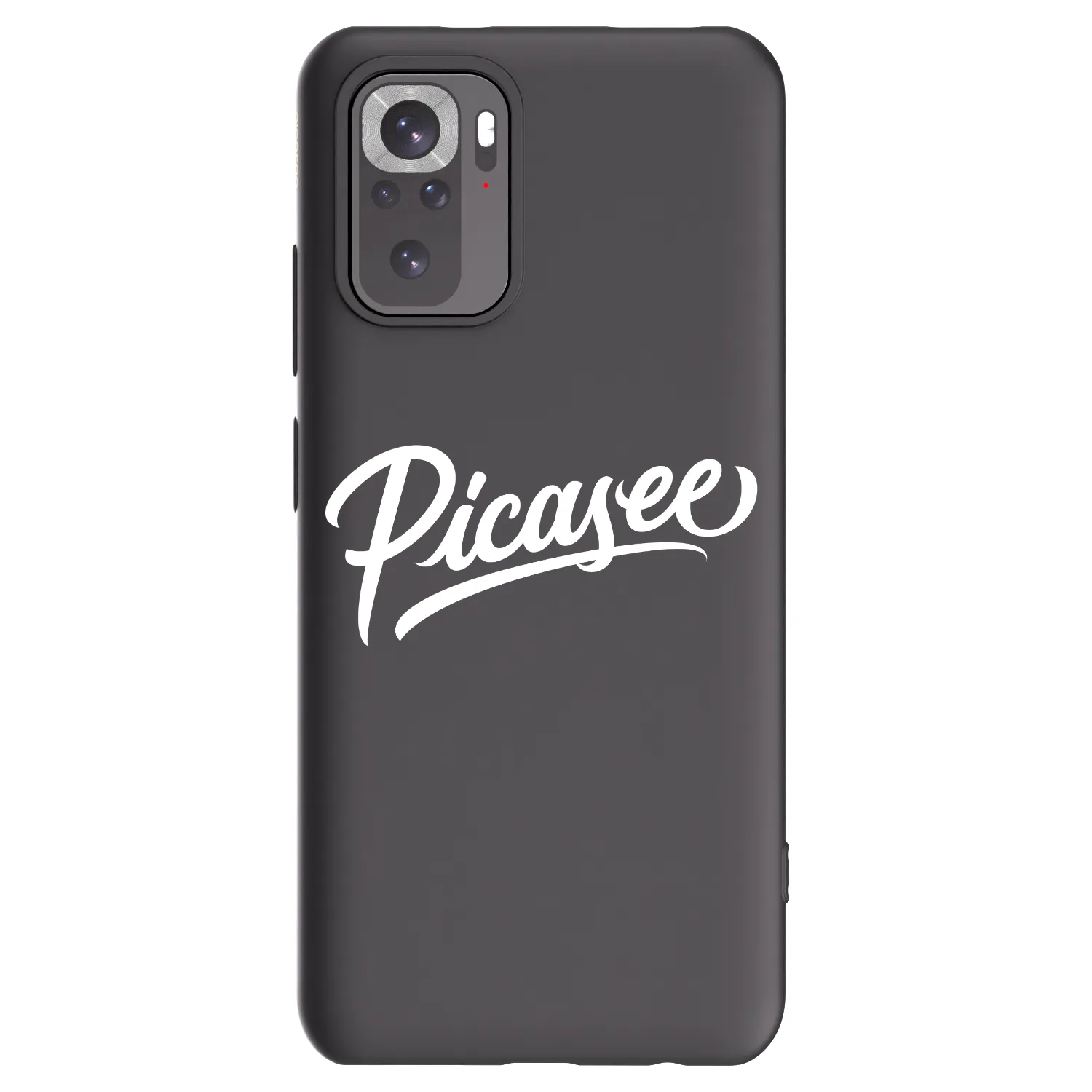 Picasee Xiaomi Redmi Note 11S 4G Hülle - Schwarzes Silikon - Picasee - old logo - white