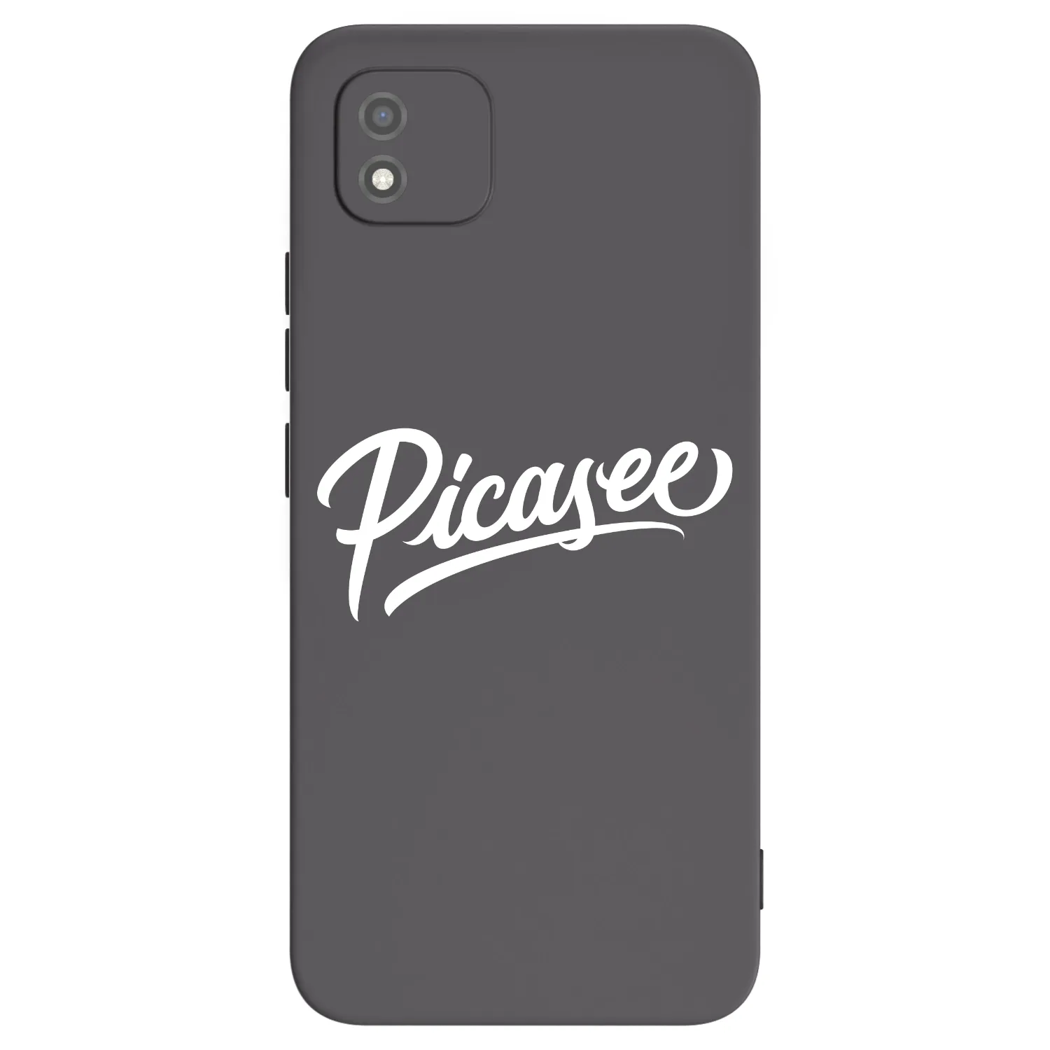 Picasee Realme C11 (2021) Hülle - Schwarzes Silikon - Picasee - old logo - white