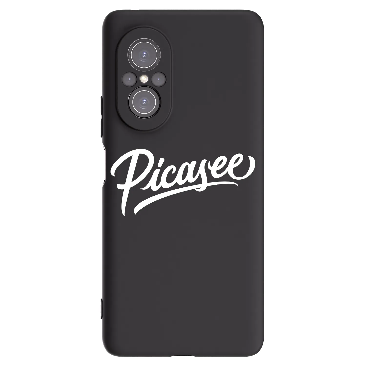 Picasee Huawei Nova 9 SE Hülle - Schwarzes Silikon - Picasee - old logo - white