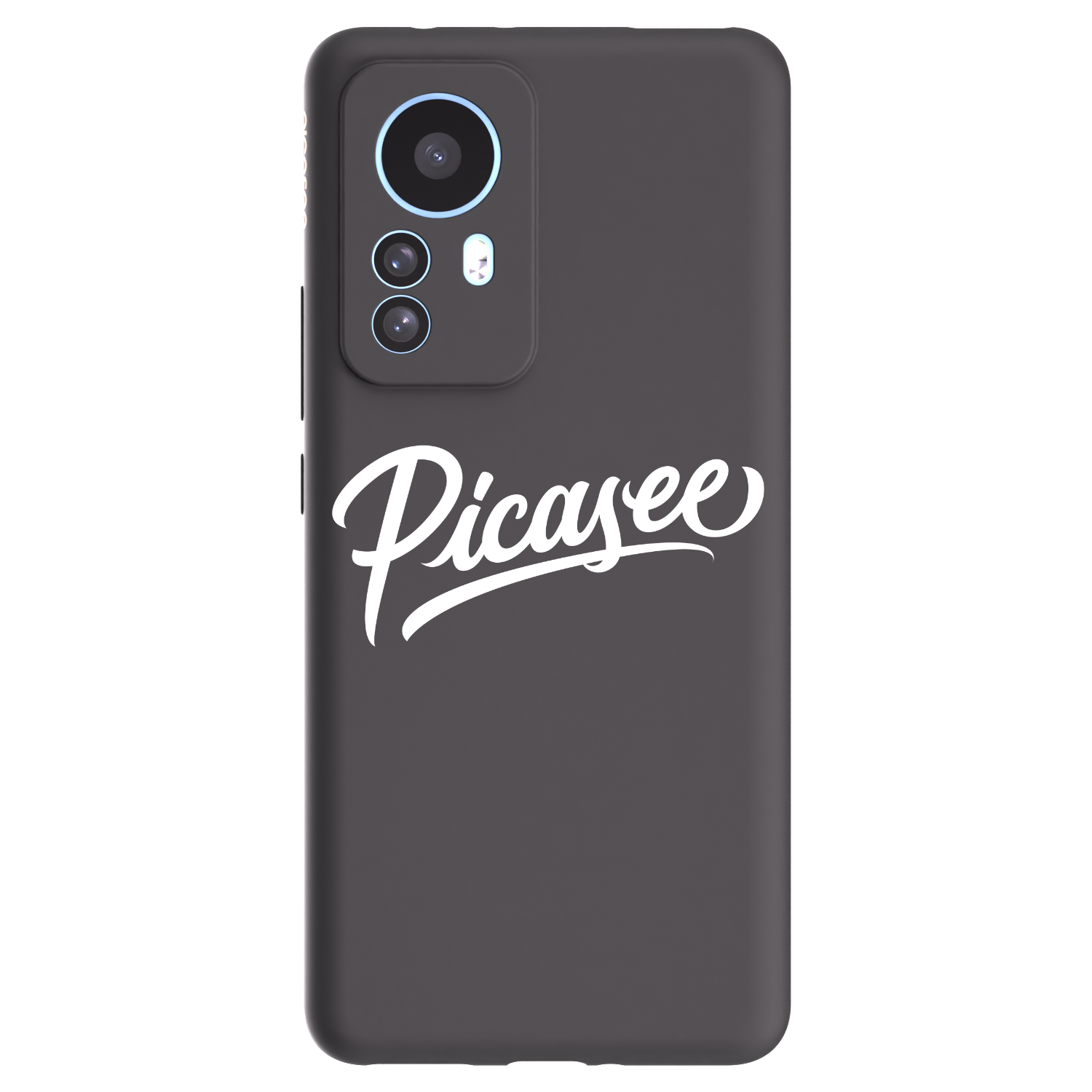 Picasee Xiaomi 12T Pro Hülle - Schwarzes Silikon - Picasee - old logo - white