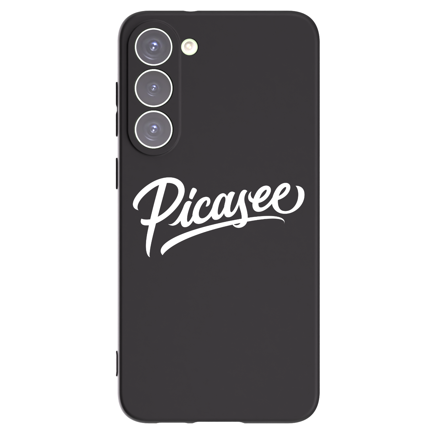 Picasee Samsung Galaxy S23+ 5G Hülle - Schwarzes Silikon - Picasee - old logo - white