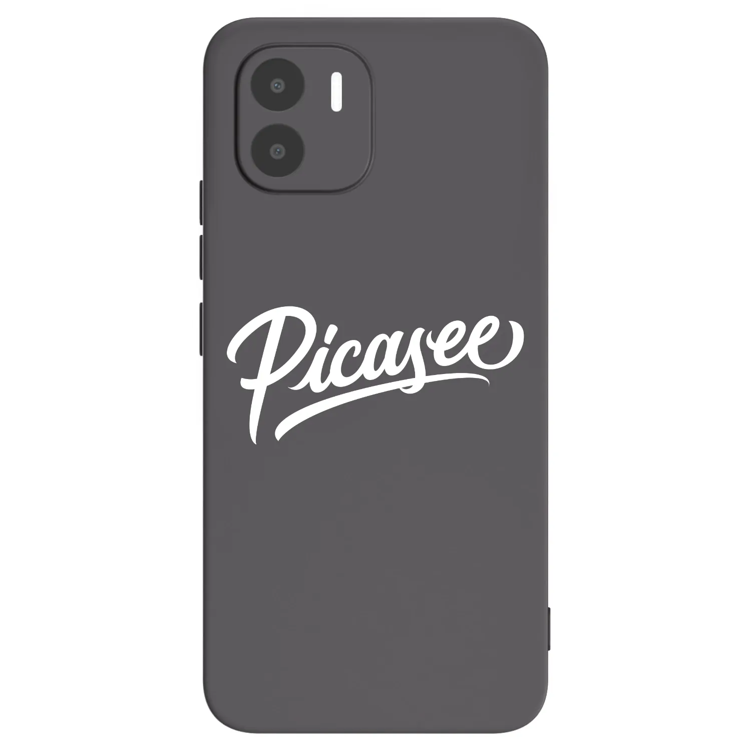 Picasee Xiaomi Redmi A2 Hülle - Schwarzes Silikon - Picasee - old logo - white
