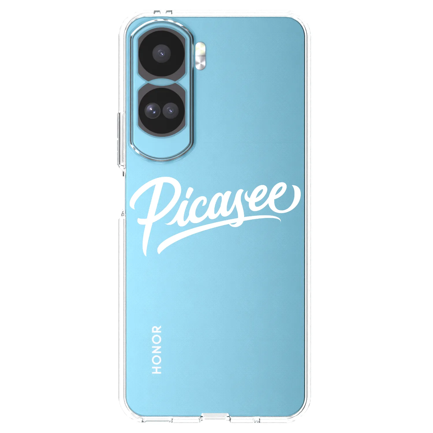 Picasee Honor 90 Lite 5G Hülle - Transparentes Silikon - Picasee - old logo - white