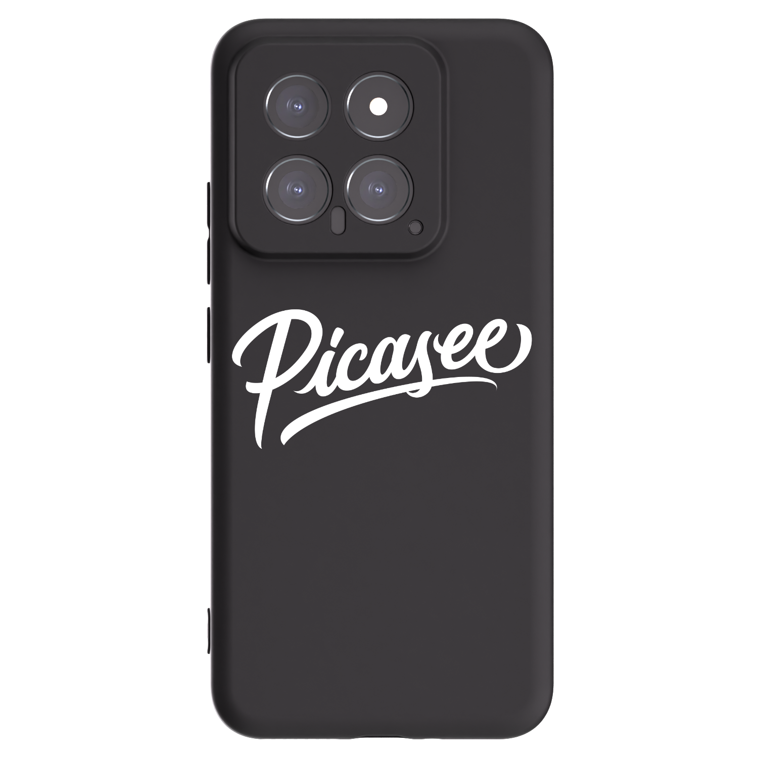 Picasee Xiaomi 14 Hülle - Schwarzes Silikon - Picasee - old logo - white