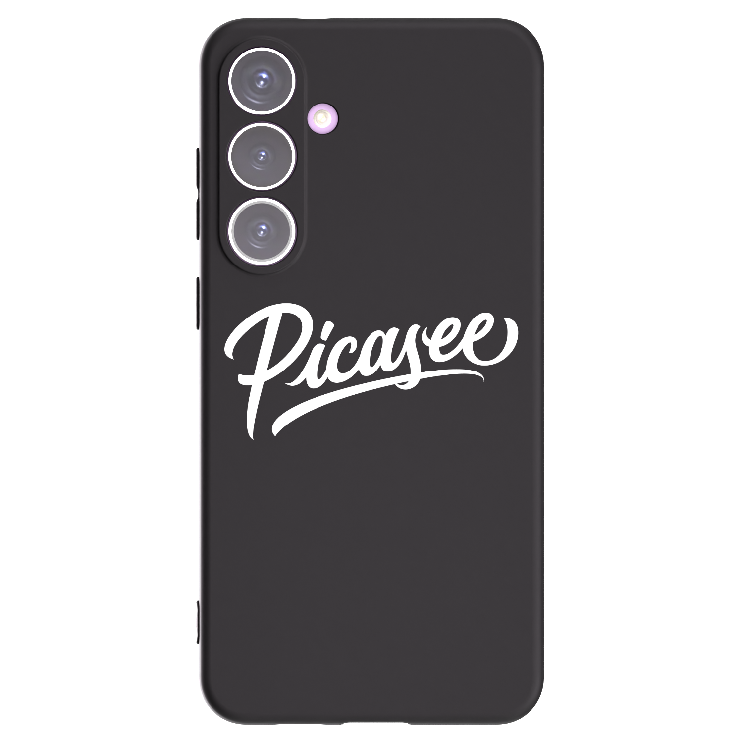 Picasee Samsung Galaxy S24+ S926B 5G Hülle - Schwarzes Silikon - Picasee - old logo - white