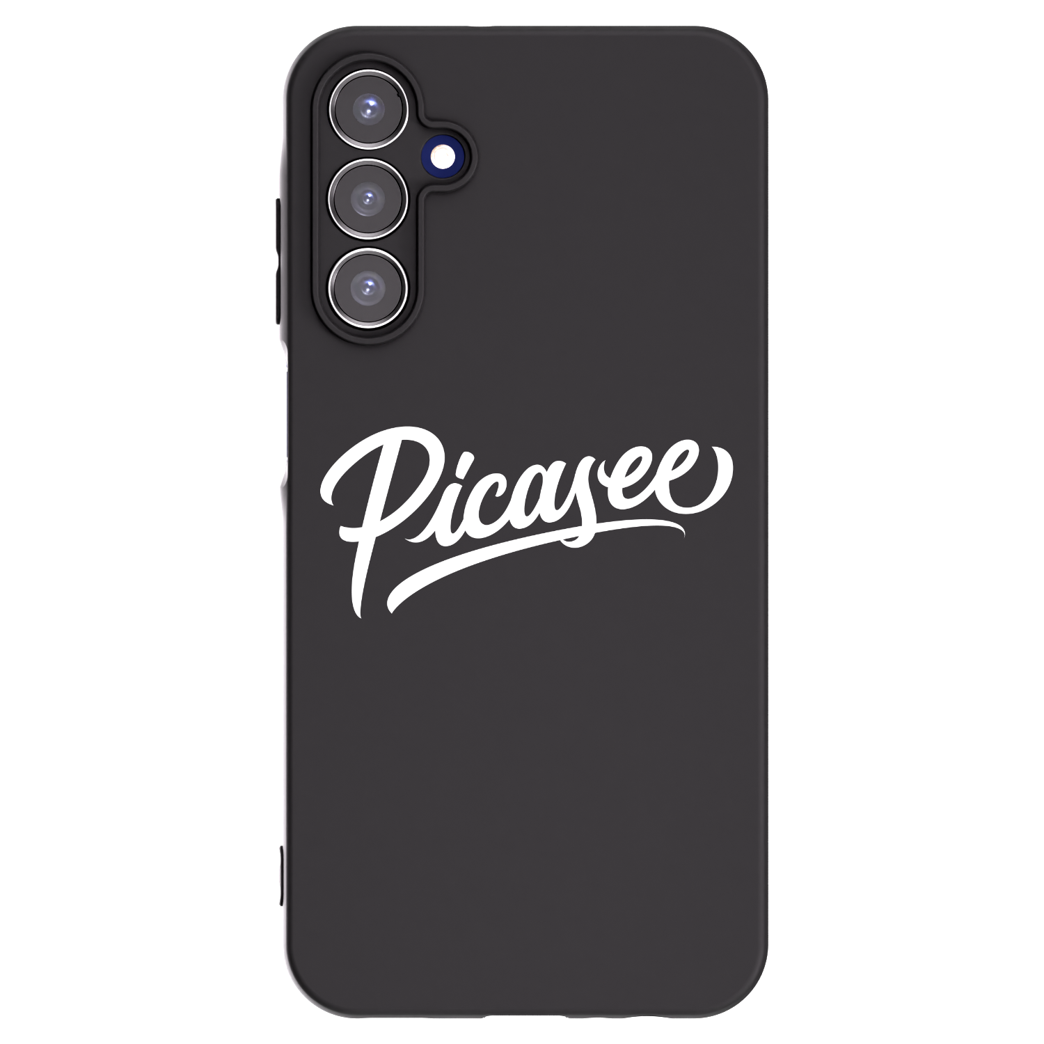 Picasee Samsung Galaxy A15 A156B 5G Hülle - Schwarzes Silikon - Picasee - old logo - white