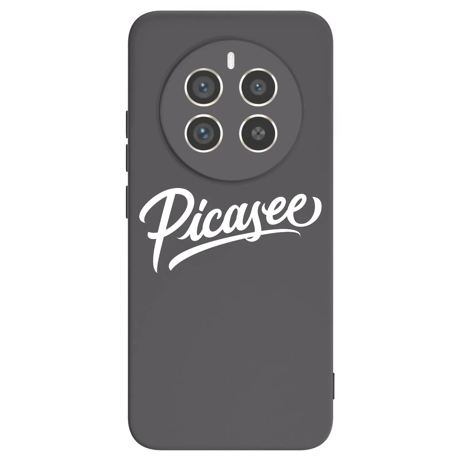 Picasee Realme 12 Pro 5G Hülle - Schwarzes Silikon - Picasee - old logo - white