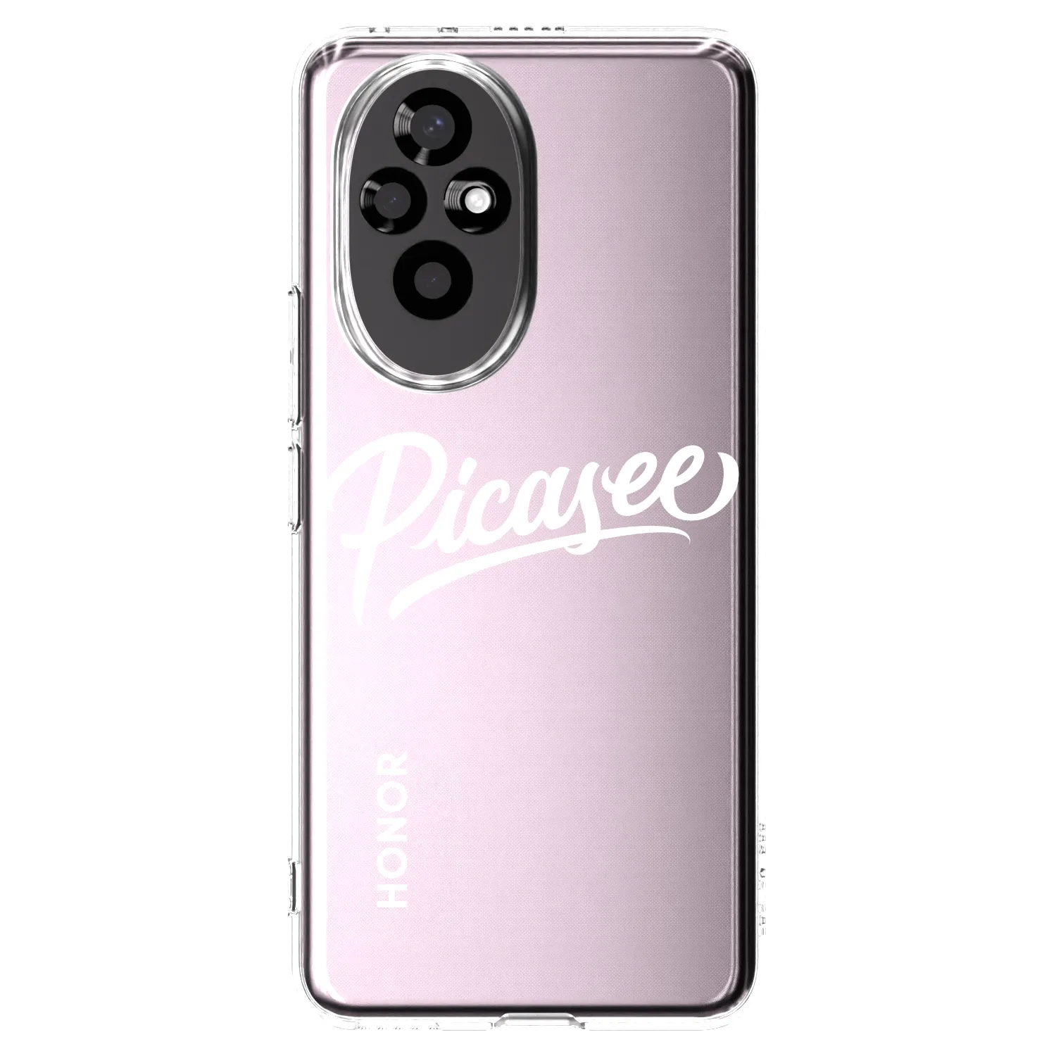 Picasee Honor 200 Pro 5G Hülle - Transparentes Silikon - Picasee - old logo - white