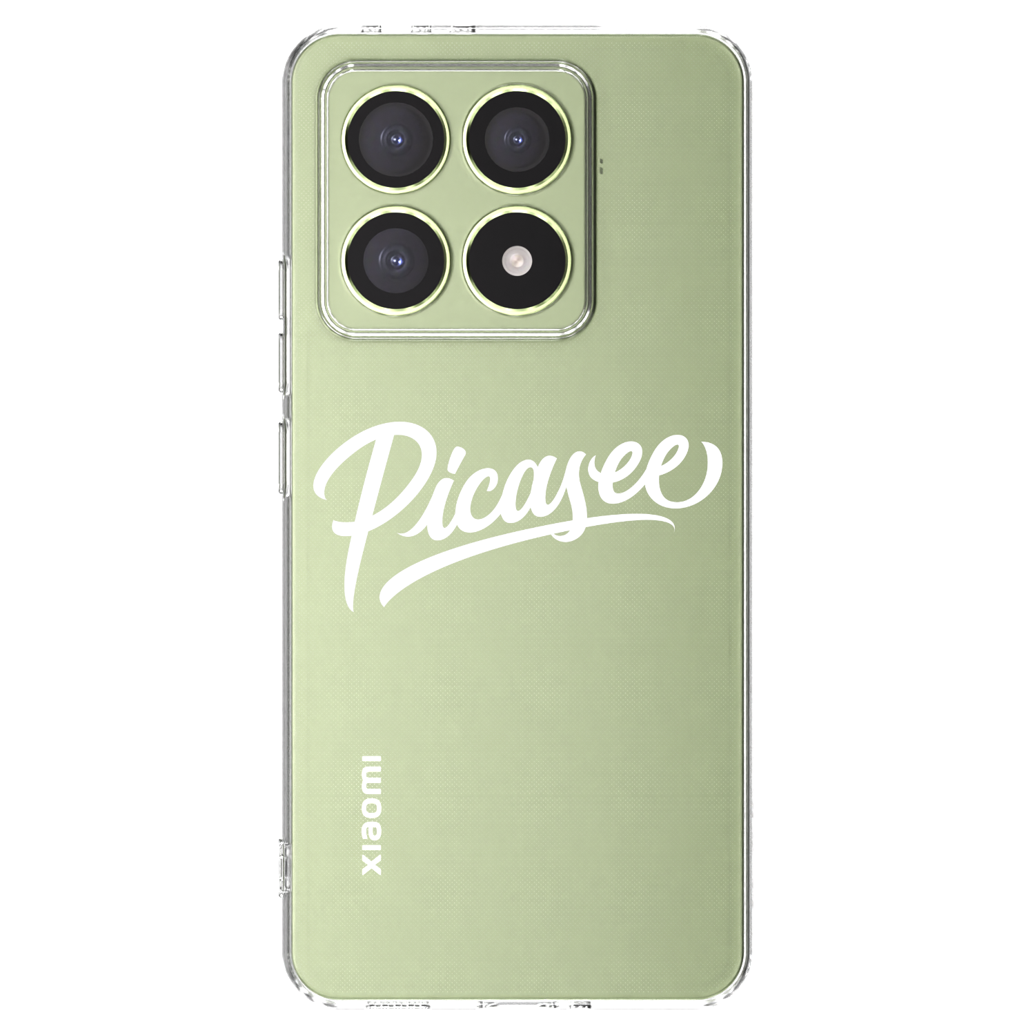 Picasee Xiaomi 14T Hülle - Transparentes Silikon - Picasee - old logo - white