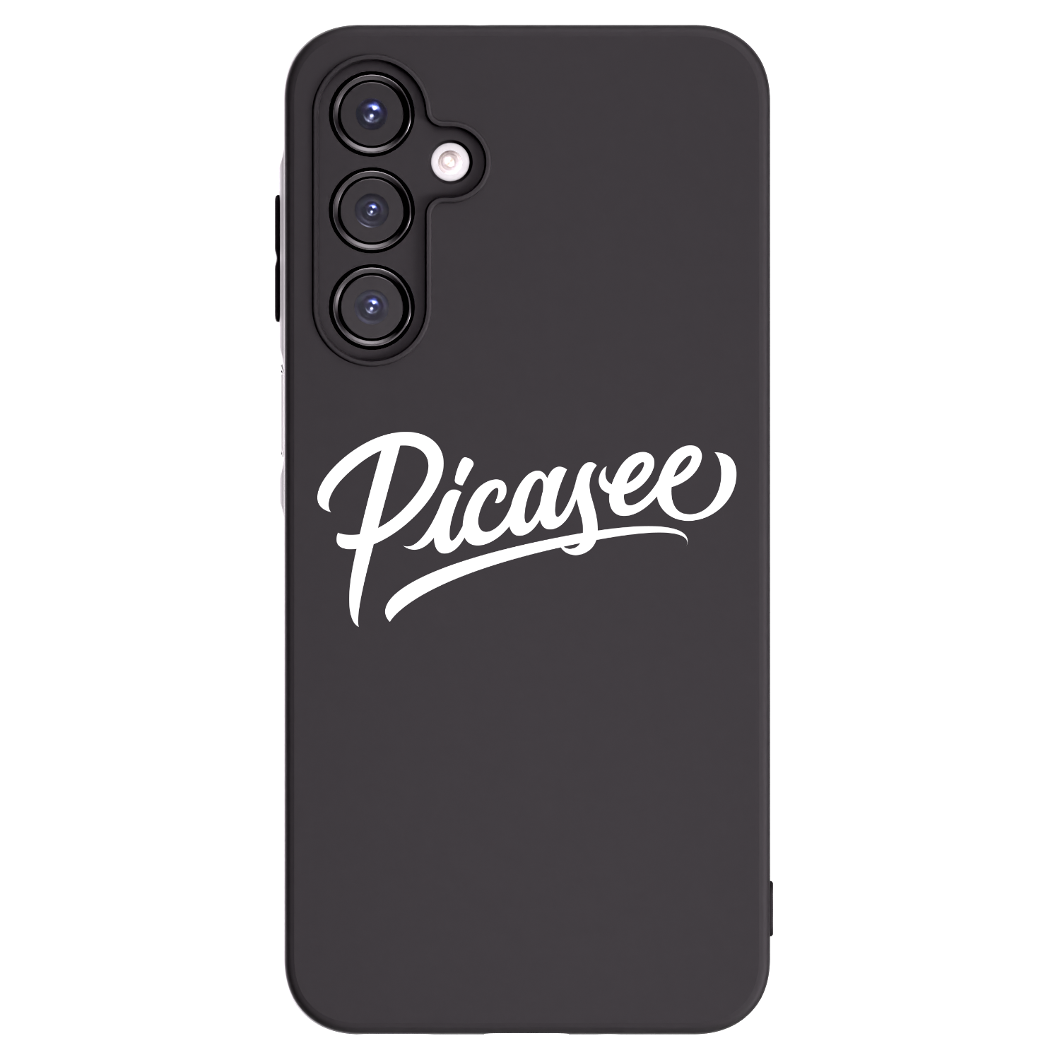 Picasee Samsung Galaxy A16 5G Hülle - Schwarzes Silikon - Picasee - old logo - white