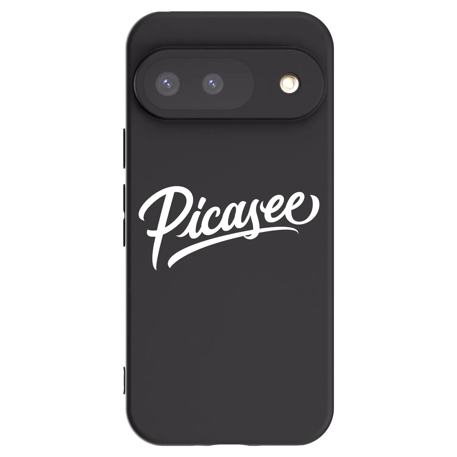 Picasee Google Pixel 9 Hülle - Schwarzes Silikon - Picasee - old logo - white
