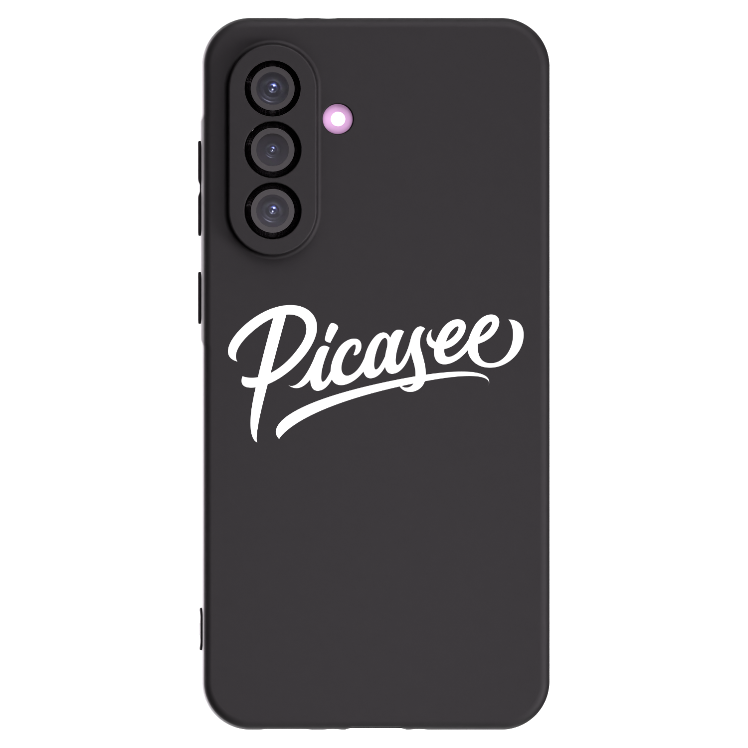 Picasee Samsung Galaxy A36 5G Hülle - Schwarzes Silikon - Picasee - old logo - white