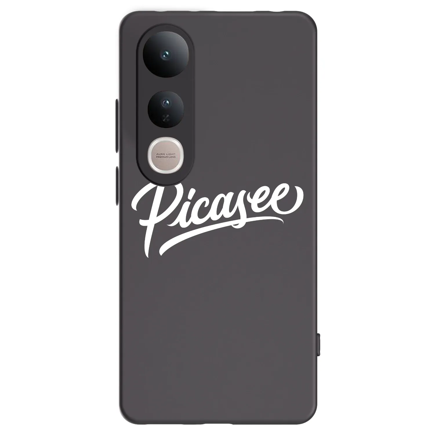 Picasee Vivo V50 Lite 5G Hülle - Schwarzes Silikon - Picasee - old logo - white