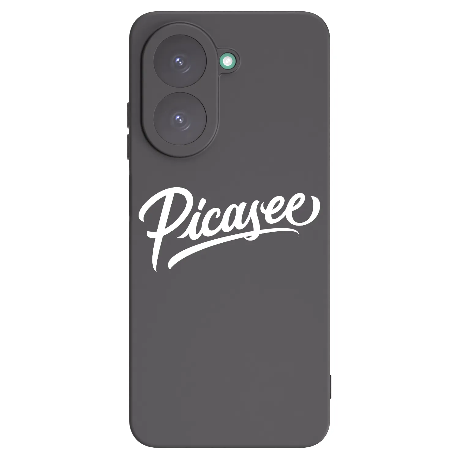 Picasee Xiaomi Redmi A5 Hülle - Schwarzes Silikon - Picasee - old logo - white