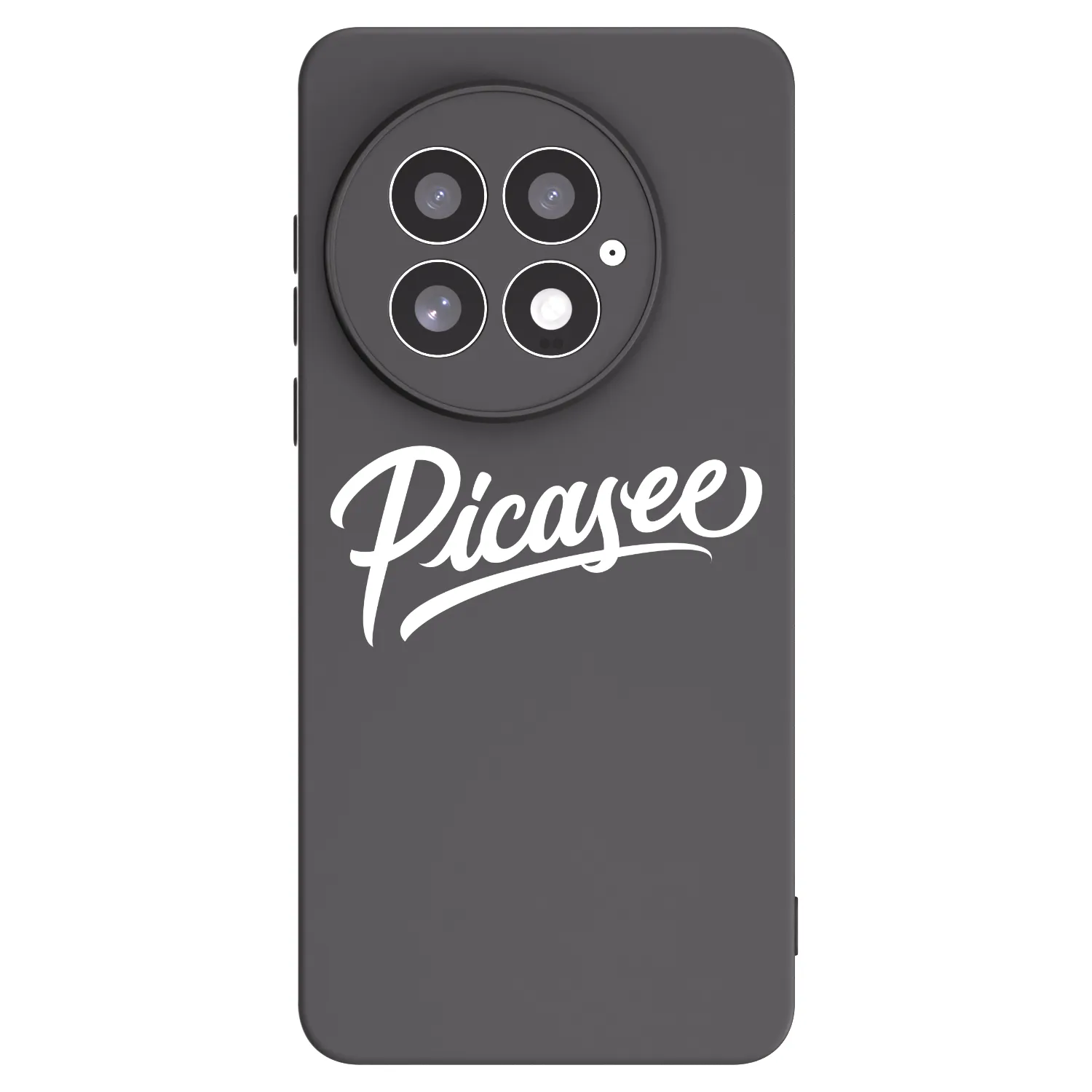 Picasee OnePlus 13 5G Hülle - Schwarzes Silikon - Picasee - old logo - white