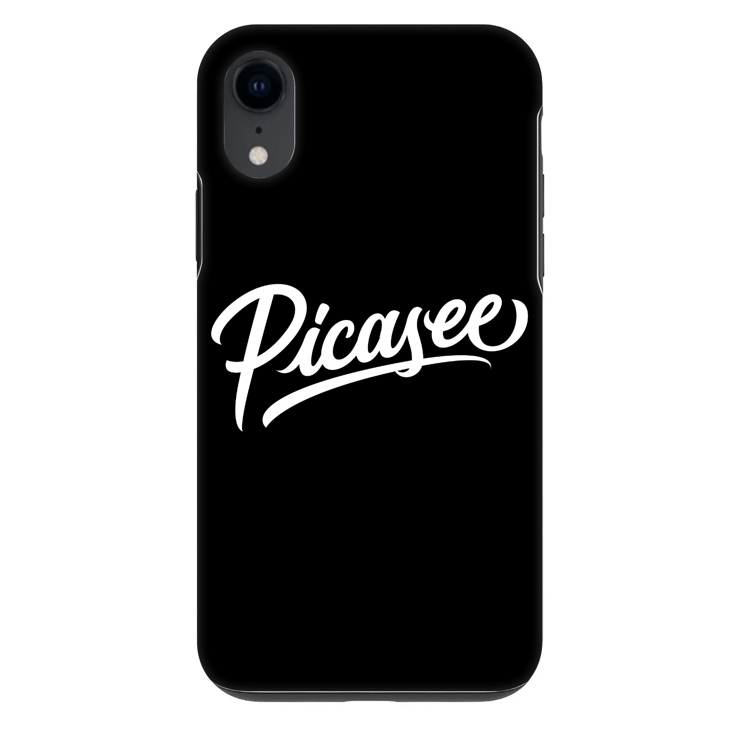 Picasee Fashion Case für Apple iPhone XR - Picasee - old logo - white