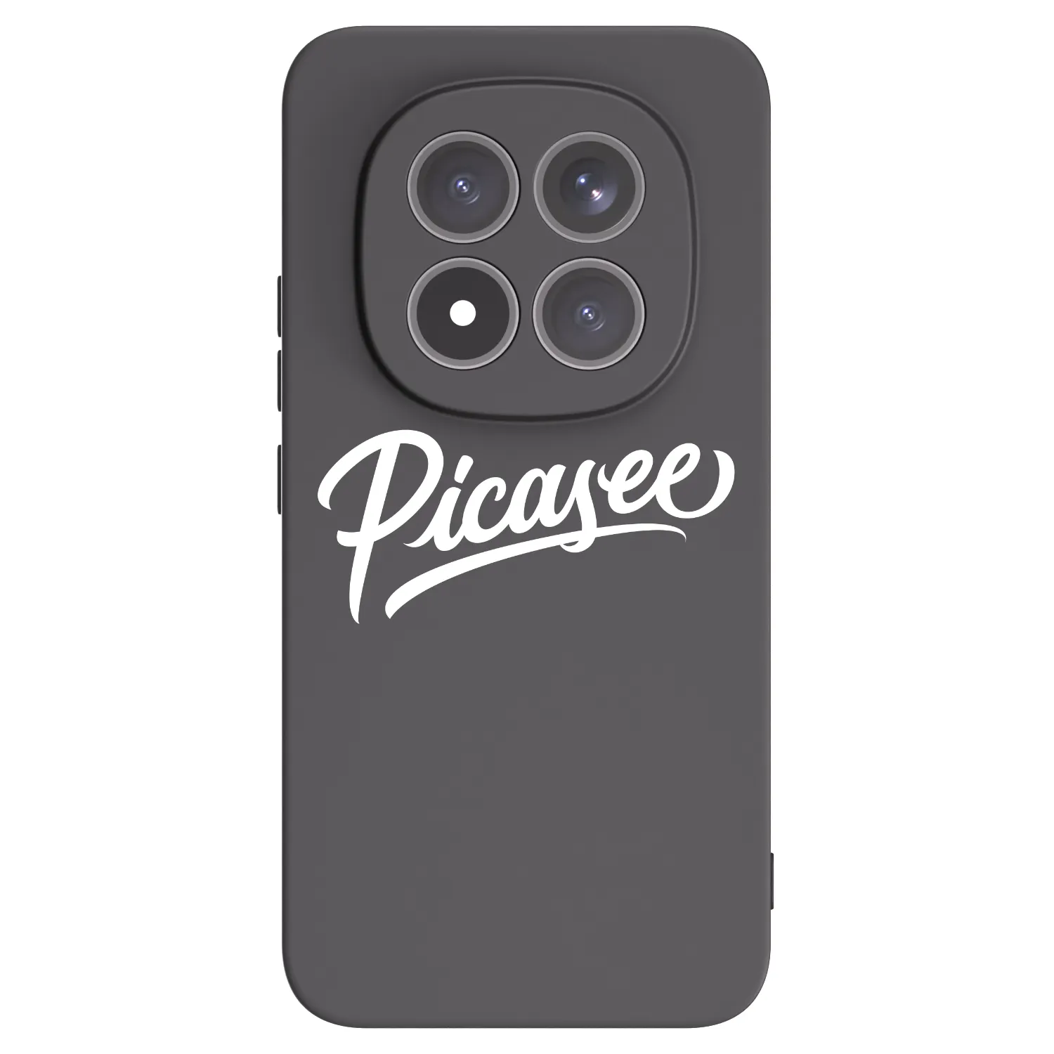 Picasee Xiaomi Redmi Note 15 Pro+ Hülle - Schwarzes Silikon - Picasee - old logo - white