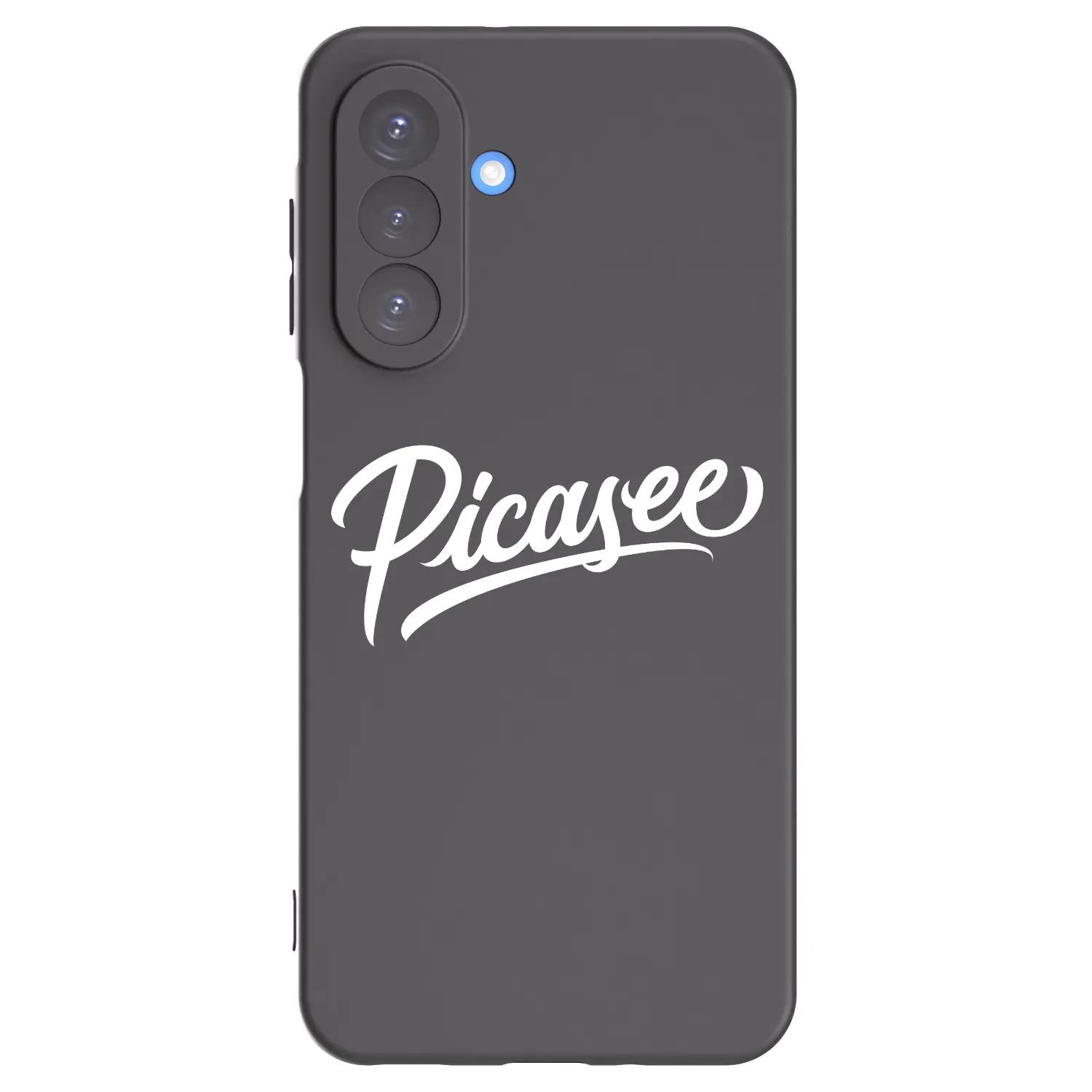 Picasee Samsung Galaxy A17 5G Hülle - Schwarzes Silikon - Picasee - old logo - white