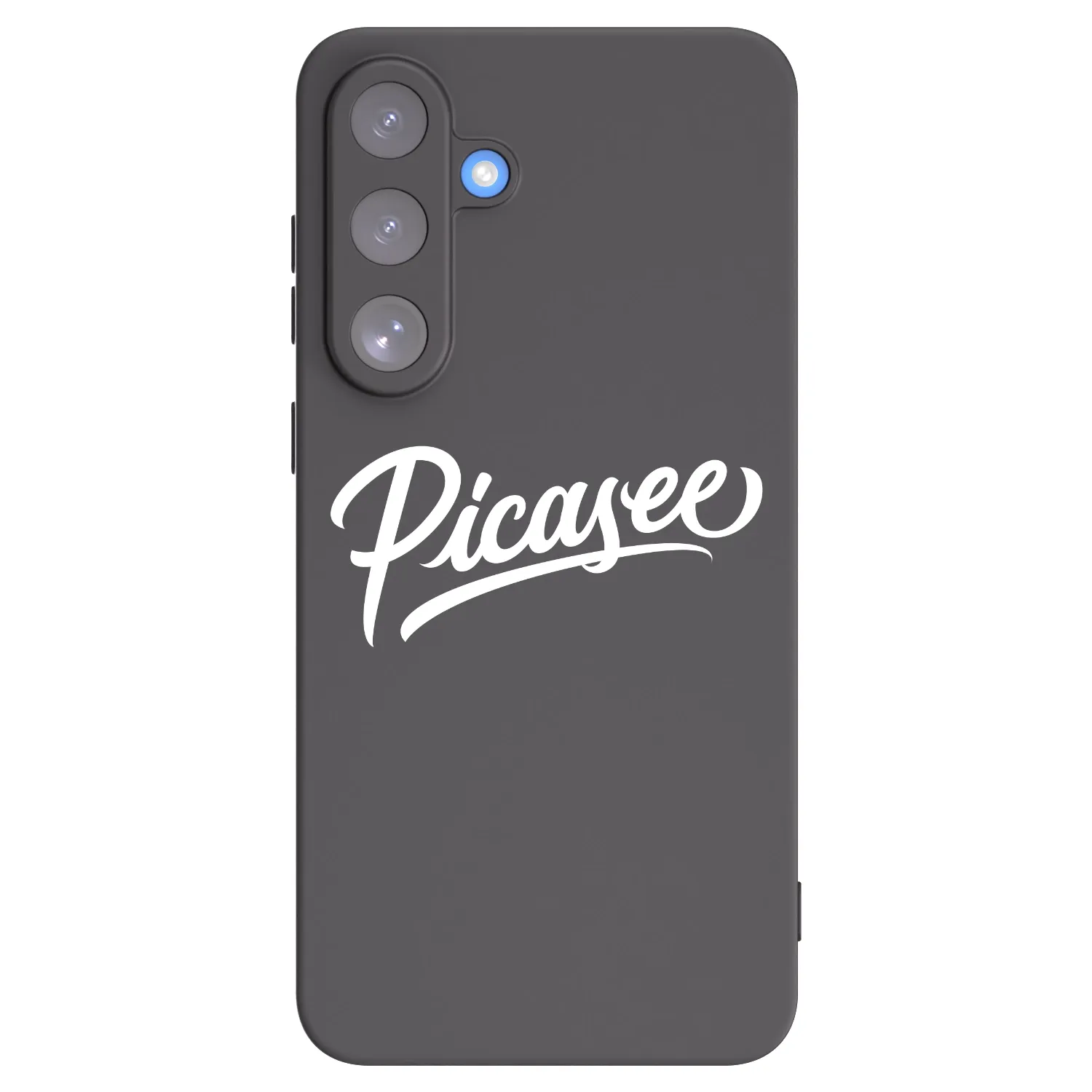 Picasee Samsung Galaxy S25 FE 5G Hülle - Schwarzes Silikon - Picasee - old logo - white