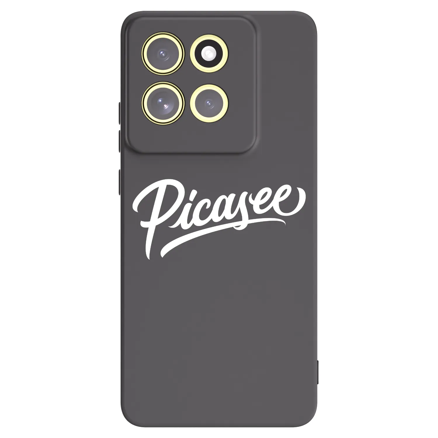 Picasee Motorola Moto G86 Power 5G Hülle - Schwarzes Silikon - Picasee - old logo - white