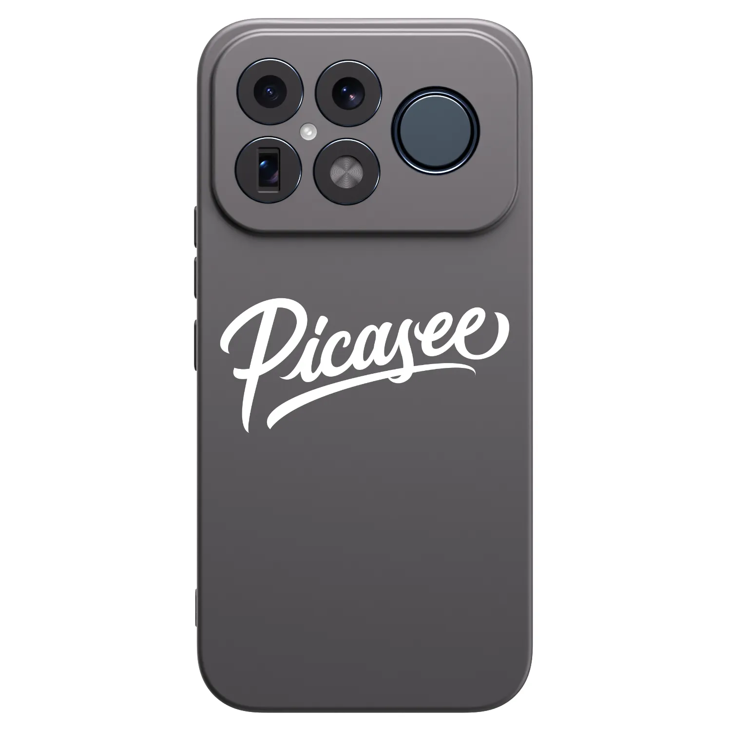 Picasee Xiaomi Poco F8 Ultra Hülle - Schwarzes Silikon - Picasee - old logo - white