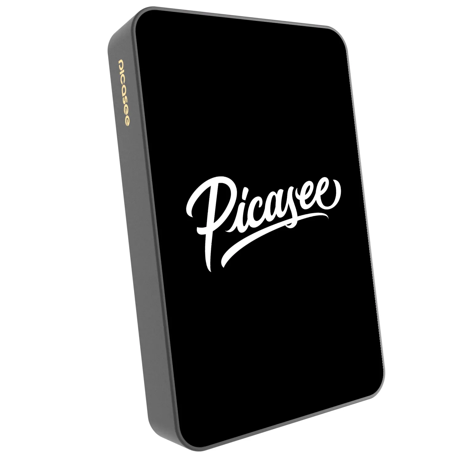 Picasee Powerbank mit MagSafe 10 000 mAh Grau - Picasee - old logo - white