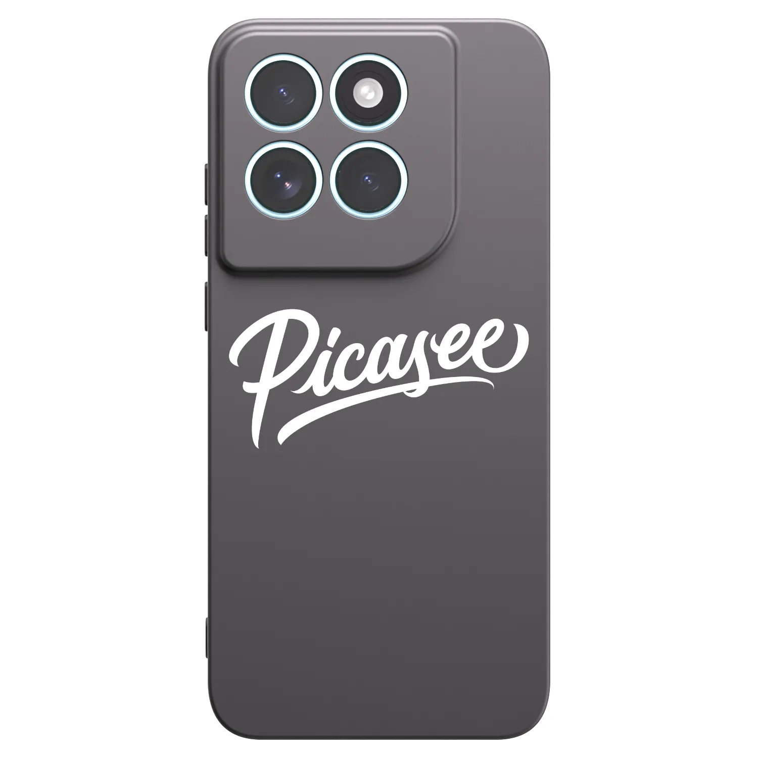 Picasee Motorola Edge 70 Fusion Hülle - Schwarzes Silikon - Picasee - old logo - white