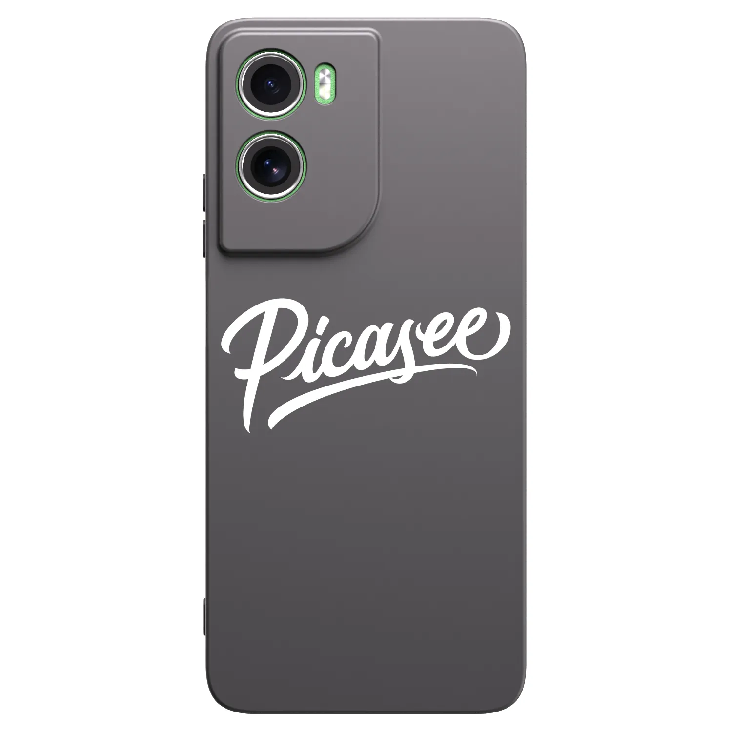 Picasee Motorola Moto G06 Hülle - Schwarzes Silikon - Picasee - old logo - white