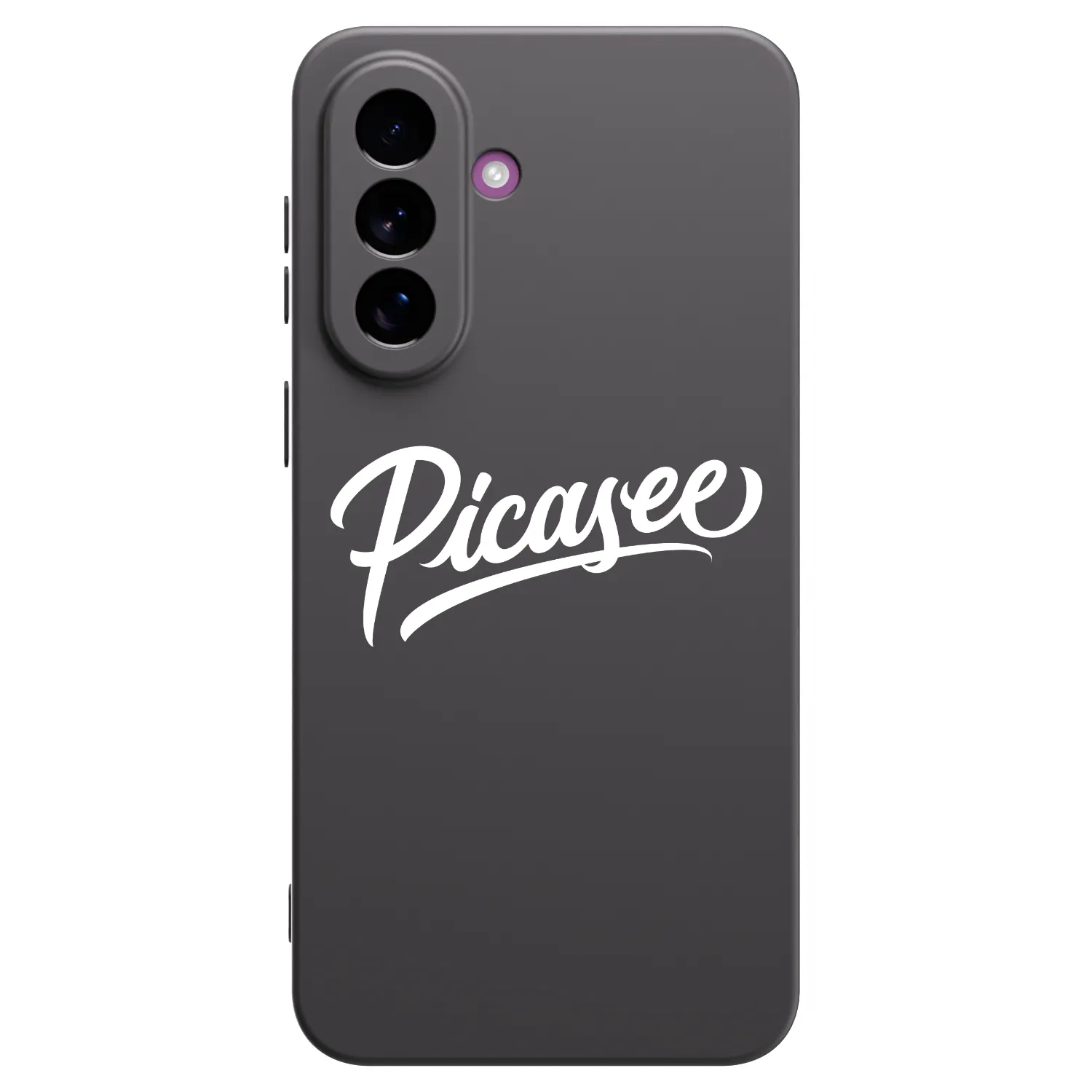 Picasee Samsung Galaxy A37 Hülle - Schwarzes Silikon - Picasee - old logo - white