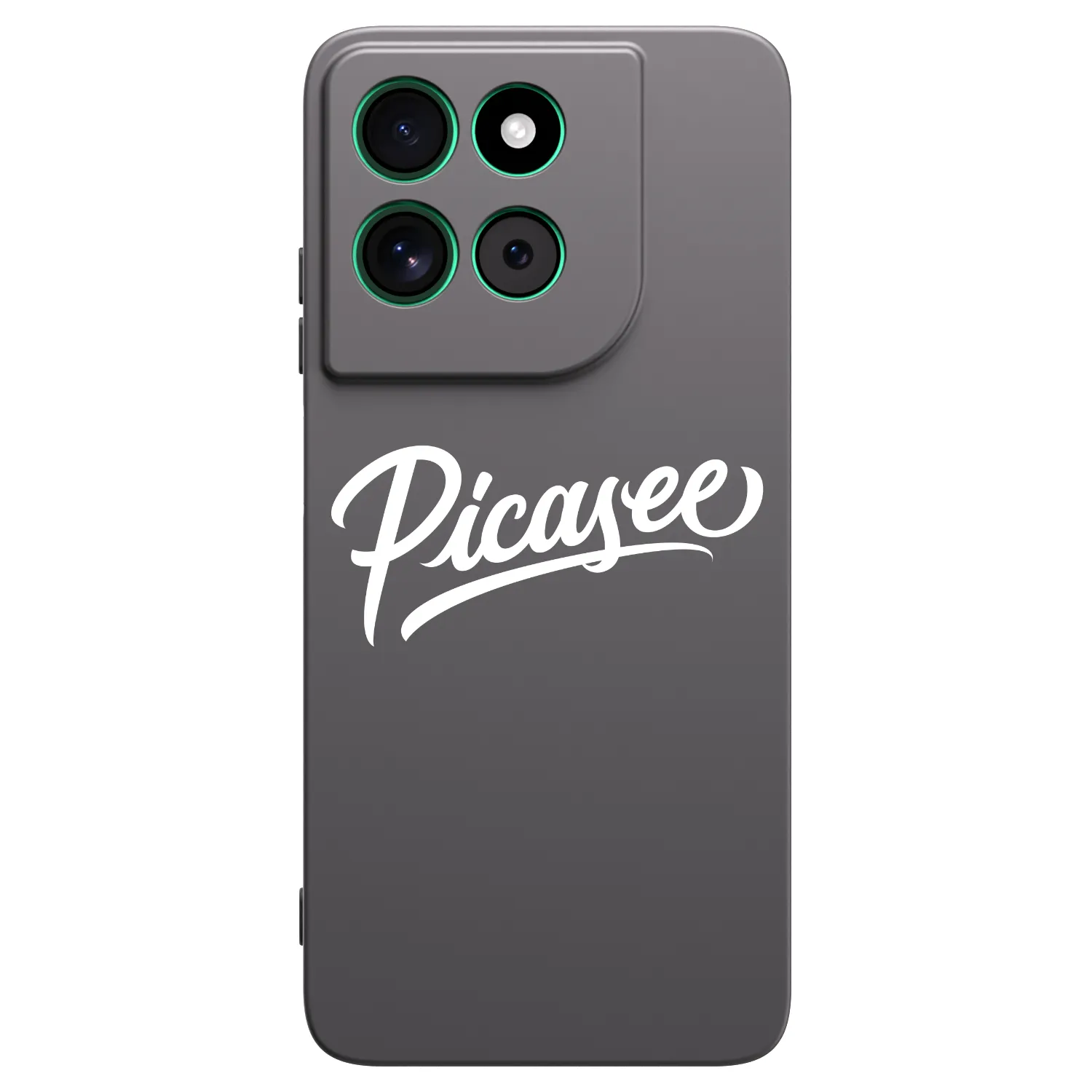Picasee Motorola Moto G57 Power Hülle - Schwarzes Silikon - Picasee - old logo - white
