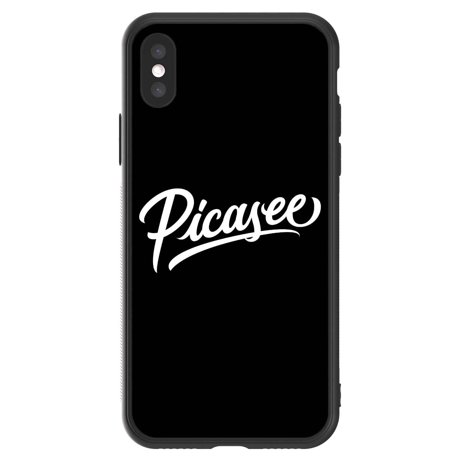 Picasee ULTIMATE CASE für Apple iPhone X/XS - Picasee - old logo - white