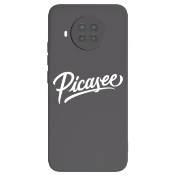 Picasee Xiaomi Mi 10T Lite Hülle - Schwarzes Silikon - Picasee - old logo - white