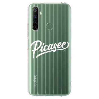 Picasee Realme 6i Hülle - Transparentes Silikon - Picasee - old logo - white