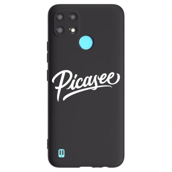 Hülle für Realme C21 - Picasee - old logo - white