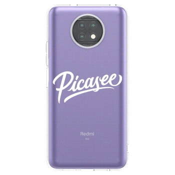 Picasee Xiaomi Redmi Note 9T Hülle - Transparentes Silikon - Picasee - old logo - white