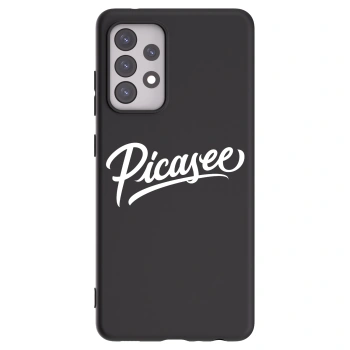 Picasee Samsung Galaxy A52s 5G A528B Hülle - Schwarzes Silikon - Picasee - old logo - white