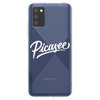 Hülle für Samsung Galaxy A03s A037G - Picasee - old logo - white