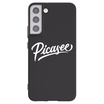 Picasee Samsung Galaxy S22+ 5G Hülle - Schwarzes Silikon - Picasee - old logo - white