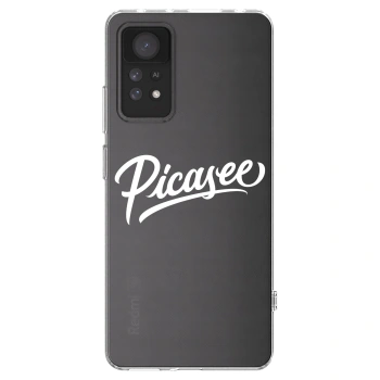 Picasee Xiaomi Redmi Note 11 Pro 5G Hülle - Transparentes Silikon - Picasee - old logo - white