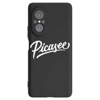 Picasee Huawei Nova 9 SE Hülle - Schwarzes Silikon - Picasee - old logo - white